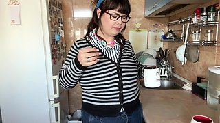Tea Transformation-breast Expansion, Popping Buttons