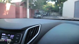 Hot Brazilian Couple Fucks in Car - Amateur Sex with Victor Hugo & Isis Pitangui