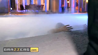 Brazzers - fellating hot maddy may is prepped to take two schlongs & have a dual penetrating threesome