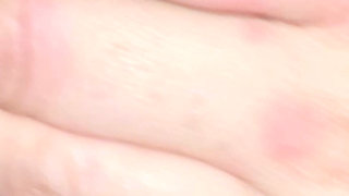 Step mom hand has allergy on step son dick while handjob