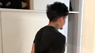 Redhead blowjob dildo
