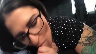 Pov Big Cock Backseat Blowjob - Cum Swallow