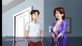 Summer time Saga - V3.4 Step Mom Shower Sex - Animated porn