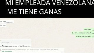 The mature Venezuelan maid is not satiated with her hubby and seeks me out
