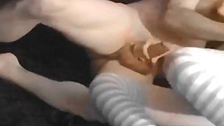 Making him suck my cock