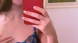 Amateur brunette ariana marie solo toying