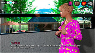 Teen Nathalie Gets Attracts Towards Mascular Guy Asura