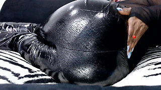 Tiny Trapped in Latex Pants