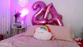 Hot Teen Chloe Toy Masturbates her Clit to Orgasm