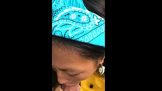 Amateur Blonde Blowjob handjob and cumshot