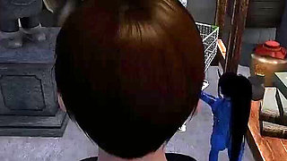 Titty Fucking a Ghost - Bound by Lust 3D Animated Game