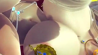 Queen MILF with Big Boobs Has Sex in the Church - Tamanna Crusch Hentai Parody