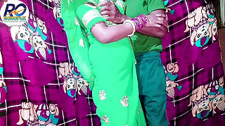 Indian desi new bride bhabhi in green saree blouse fucked and cock sucking hindi audio claire wayes
