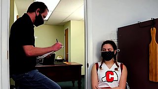 A Cheerleader's Severe Paddling