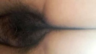 Hot Latina MILF Monse Shows Her Hairy Pussy & Big Ass - Amateur Homemade Fuck
