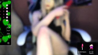 Stacked brunette goes solo toys and masturbation