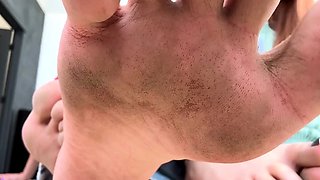 Retro lesbian foot fetish