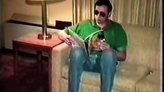 Busty brunette uses big sex toys