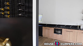 Horny Wife Starts Blowjob at Open House - Blonde Realtor Jill Kassidy Joins for FFM Threesome