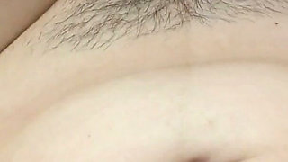 POV Intense Orgasm - Very Hairy Pussy, Fingers, Vibrator & Legs Trembling