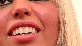Cum Slut MILF Wife Scarlett March in Hot Big White Threesome Receives Messy Facials