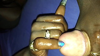 Ebony long nail insertion
