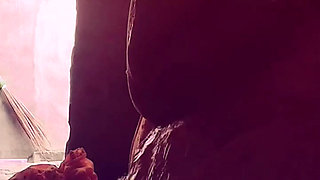 Me pissing and bathing at my village house