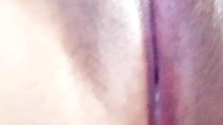 Teen Hard Nipples Clit Rubbing Orgasm and Creampie Pussy Squirting and Peeing on Bed Then Licking Cum at the End