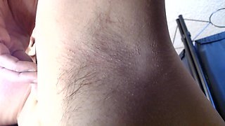 Closeup Fresh Growth Hairy Armpits