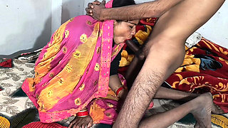 Beautiful Big Boobs Indian Bhabhi Doggystyle Fucking and Cumshot on Ass