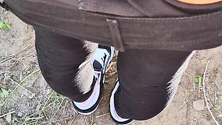 Cumshot on My Ass and Got Caught!