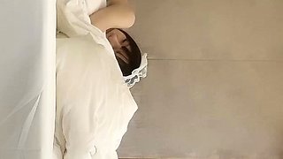 Cute amateur Asian web cam girl teases her great body