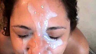 Butt fucked blonde amateur facialized in this pov video