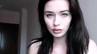 Hottest brunette solo webcam masturbation 2