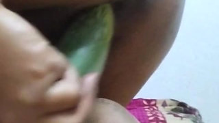 Bangladeshi Bhabhi's Sex with Eggplant Part 2