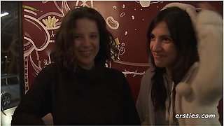Agave & Magena Do Lesbian Things In The Sauna For All To See