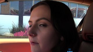 Hot teen fingering outdoor