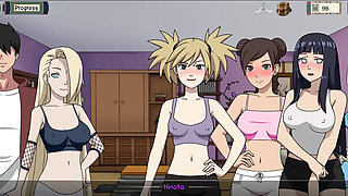 Kunoichi Trainer - Naruto Trainer v0.23.1 Part 126 Girls Party Strip and Sex Poker! by Loveskysan6