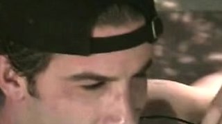 Cumshot on big boobs for slut tit fucking in hd