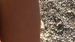 The Most Beautiful Stranger Cocks Caught Jerking off on the Beach and Juiced