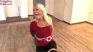 Natalie Pole-tied Cleavegagged
