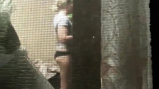 watching stepmom's hot ass from balcony