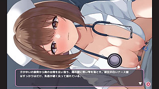 Hentai Game - Naughty Nurse Riding the Dick - Sakusei Shinsatsu