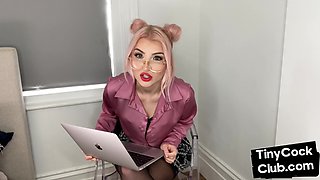 Pathetic tiny male pole incel minimized by femdom
