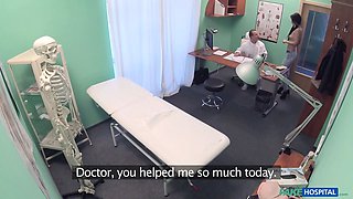 Faux clinic - doctor love fucking a hot russian in his office