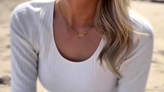 Malibu Beach Date With Blonde Babe Jill Kassidy