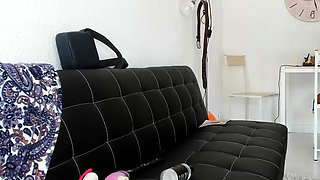 Blonde teen Sierras first erotic masturbation video