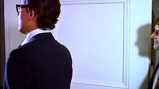 Hot brunette has hardcore group sex with DP