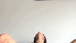 Amateur euro teen enjoys anal play with her toy