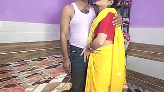 Desi Bhabhi Calls Neighbor's Brother To Bedroom For Hardcore Sex